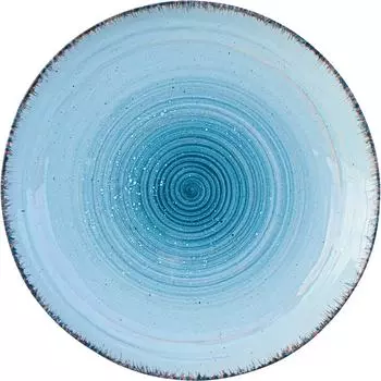 Тарелка обеденная Ceramisia Lontani Лазурная 25.8см