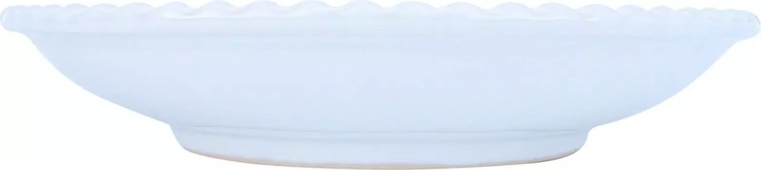 Тарелка обеденная Ceramisia Perla Белая 25.3см