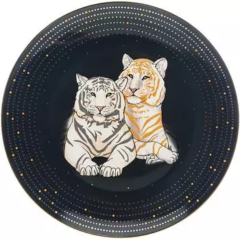 Тарелка обеденная Lefard серая 27см