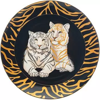 Тарелка обеденная Lefard серая 27см