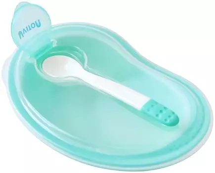 Тарелочка Uviton с ложкой и крышечкой