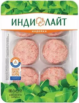 Тефтели из индейки Индилайт 330г - Vprok.ru Перекрёсток