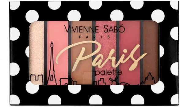 Тени для век Vivienne Sabo Paris 6 цветов Тон 04
