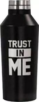 Термобутылка Trust in me черная 390мл