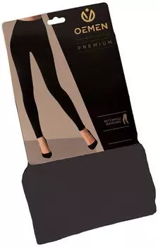 Термолеггинсы женские Oemen LR-1309 с начесом р.4