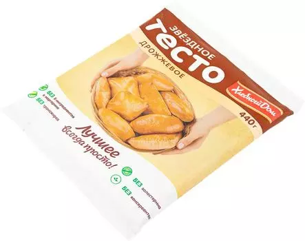 Тесто дрожжевое Хлебный Дом 440г