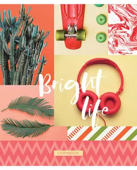 Тетрадь ArtSpace Bright life клетка А5 80л
