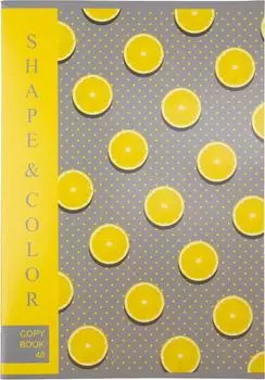 Тетрадь BG Lemon Style клетка 48л