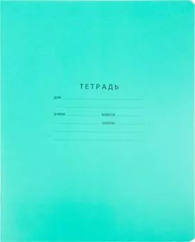 Тетрадь BG Отличная Зеленая клетка 12л