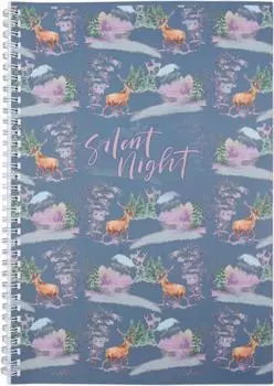 Тетрадь BG Silent night клетка 80л