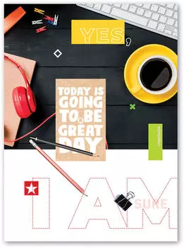 Тетрадь BG Я уверен клетка А4 96л