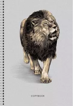 Тетрадь для конспектов Listoff Царь зверей клетка 96л