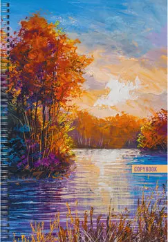 Тетрадь для конспектов Listoff Закат клетка 96л