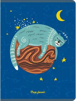 Тетрадь для конспектов Listoff Звездные сны клетка 48л