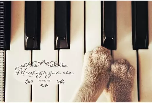 Тетрадь для нот Эксмо Музыкант А4 40л