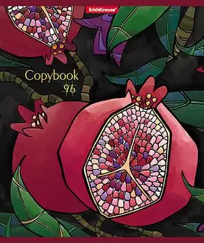 Тетрадь Erich Krause Juicy Granate клетка 96л