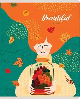 Тетрадь Greenwich Line Beautiful valley клетка А5 48л