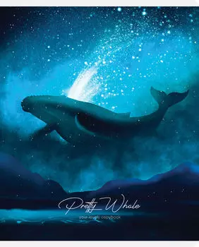 Тетрадь Greenwich Line Pretty whale клетка А5 48л