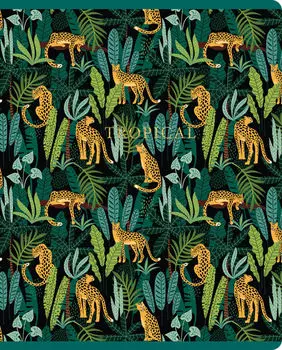 Тетрадь Greenwich Line Wild pattern клетка А5 48л