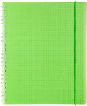 Тетрадь Hatber Diamond neon А5 клетка гребень 80л зеленая
