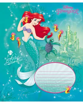 Тетрадь Hatber Disney Принцессы А5 клетка 12л в ассортименте