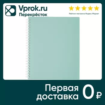 Тетрадь Hatber Premium NEWtone Pastel Мята в клетку 80л А5