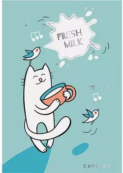 Тетрадь Listoff Simple joys клетка 40л