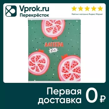 Тетрадь общая Be Different Juicy Алгебра 165*203мм клетка 48л