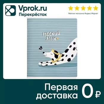 Тетрадь общая Be Smart Pets Русский язык 165*203мм линейка 48л