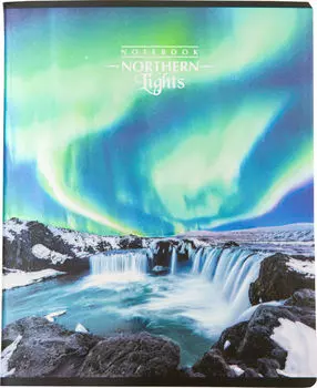 Тетрадь Северное сияние А5 клетка 48л