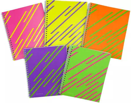 Тетрадь Unnika Land клетка на спирали А5 96л в ассортименте