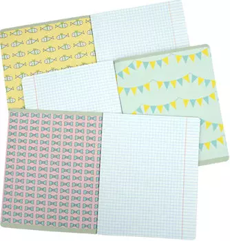 Тетрадь Unnikaland Клетка A5 48л в ассортименте