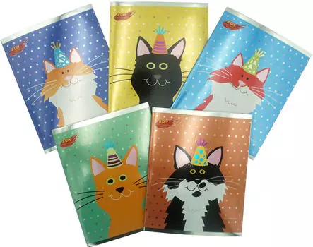 Тетрадь Unnikaland Клетка A5 48л в ассортименте