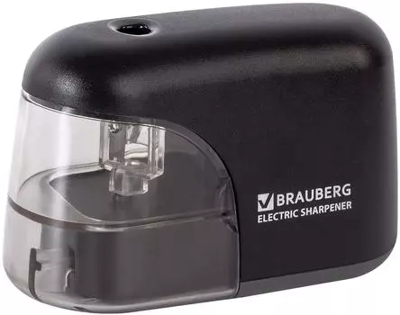 Точилка Brauberg Black Jack электрическая + сменное лезвие