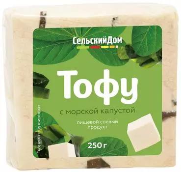 Тофу Сельский дом с морской капустой 250г