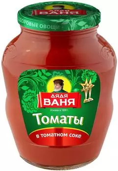 Томаты Дядя Ваня в томатном соке 1800г. Закажите онлайн!