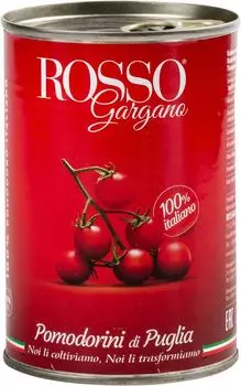 Томаты Rosso Gargano Черри в собственном соку 400г