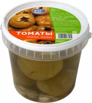 Томаты зеленые ФЭГ соленые 1кг