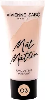 Тональный крем Vivienne Sabo Mat Mattin матирующий Тон 03