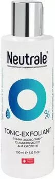 Тоник-эксфолиант Neutrale с фруктовыми AHA кислотами 12 аминокислот 150мл