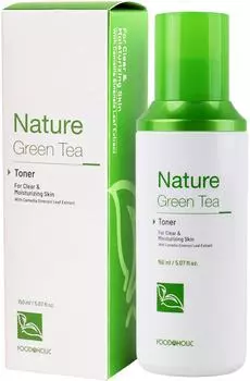 Тоник для лица Food A Holic с экстрактом зеленого чая 150мл
