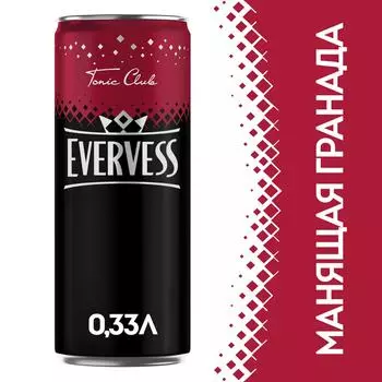 Тоник Evervess Газированный Манящая Гранада 330мл