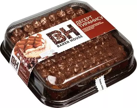 Торт Baker House Тирамису 500г - Vprok.ru Перекрёсток