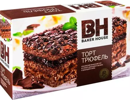 Торт Baker House Трюфель шоколадный 350гс доставкой!