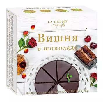 Торт La Creme Вишня в шоколаде 650г
