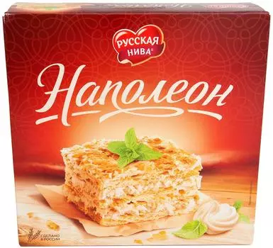 Торт Русская Нива Наполеон 400г