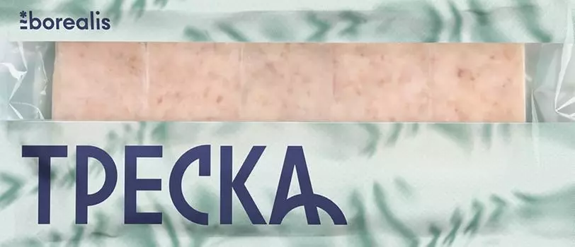 Треска Borealis Атлантическая Фарш блочный замороженный 750г