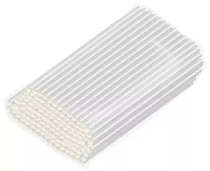 Трубочки бумажные Gratias белые 200шт
