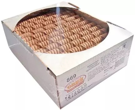 Трубочки вафельные Семейка Озби Шоколадные 650г