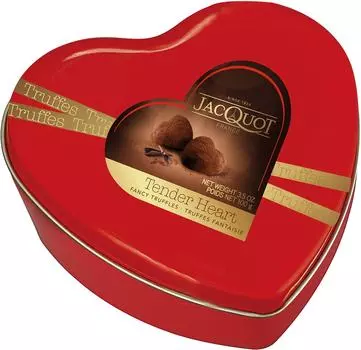 Трюфели классические Jacquot Фантазия Нежное сердце 100г